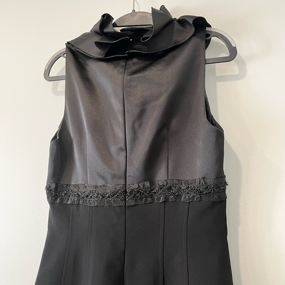 JS Collections Black Cocktail Dress, Size 6 - Picture 5 of 6